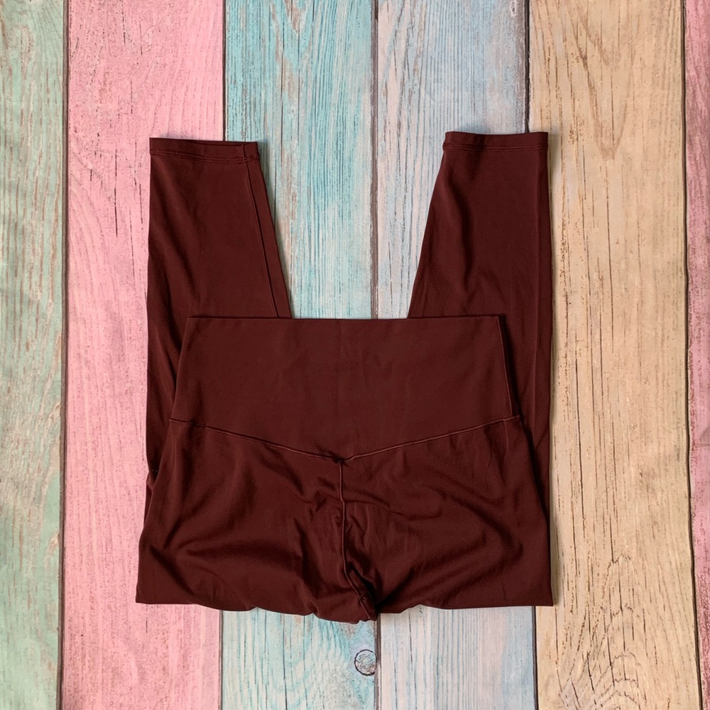 aerie High-Rise Wine-Colored Leggings - Picture 6 of 6